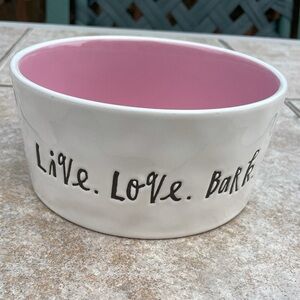 Rae Dunn Ceramic Pet Bowl Dogs Cats Bowl Water Bowl Food Bowl